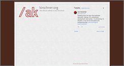 Desktop Screenshot of kirschner.org